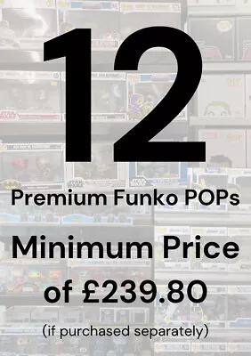 Buy Funko Pop Mystery Box  12 Premium POPs Inc Oversize Priced Over £239 On Our Site • 129.99£