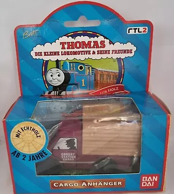 Buy Thomas Wooden Railroad, Bandai Crosby Station Cargo 1996 ,very Rare,new In Box, • 350£
