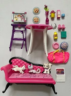 Buy Barbie Sofa Glam Furniture Cabinet Accessories • 25.39£
