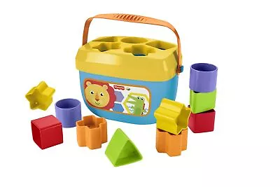 Buy Fisher-Price Stacking Toy Baby’s First Blocks Set Of 10 Shapes For S (US IMPORT) • 30.22£