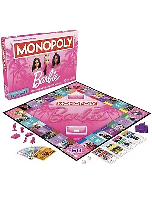 Buy Hasbro Gaming Monopoly: Barbie Edition Board Game-BRAND NEW-FACTORY SEALED!! • 14.21£