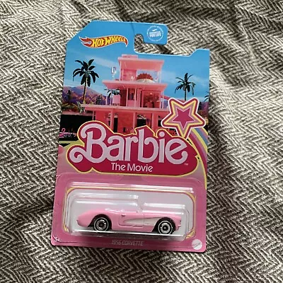 Buy Hot Wheels, Barbie The Movie 1956 Corvette (Long Card) New & Sealed Collectables • 12£