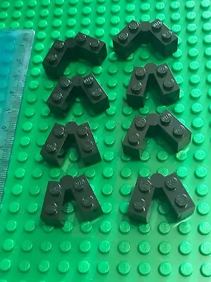 Buy Lego 8 X BLACK 2 X 2 X 2 Swivel Hinge Bricks / Articulated Hinged Railway Gate • 1.79£