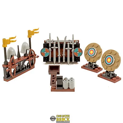 Buy Castle Weapons & Archery Rack | Blacksmith Weaponry | Kit Made With Real LEGO • 18.99£
