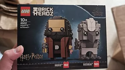 Buy Lego 40412 Harry Potter Brickheadz Hagrid & Buckbeak - New & Sealed Retired Mint • 44£