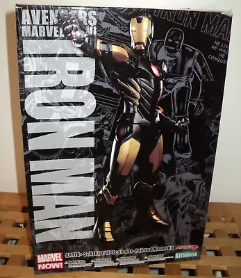 Buy Kotobukiya Marvel Now! Iron Man Black Gold ARTFX+ Statue 1/10 Scale Pre-Painted • 45£
