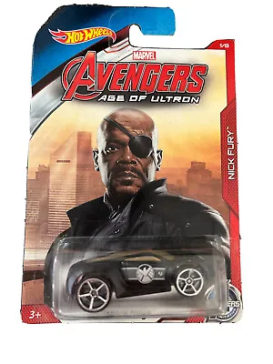 Buy Brand New Hot Wheels Car Marvel Avengers Age Of Ultron NICK FURY (1) • 2.50£