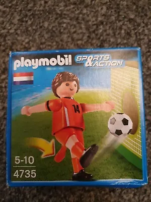 Buy Playmobile 4735 Footballer Netherlands Boxed Complete Rare • 6.99£