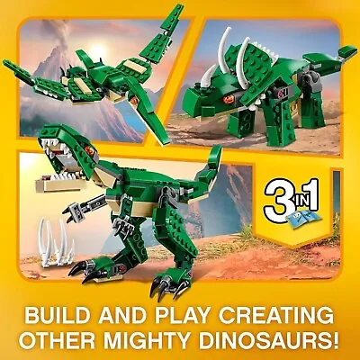 Buy LEGO Creator 31058 - 3 In 1 Mighty Dinosaurs Green • 9.50£