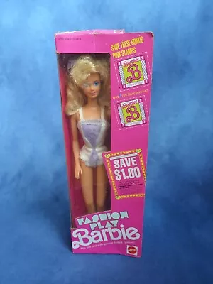 Buy ♡ BARBIE ♡ Fashion Play (Fashion Fun) Barbie ♡ NRFB In Original Packaging ♡ 1990 #9629 • 41.16£
