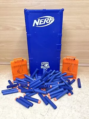 Buy HASBRO NERF N-Strike Blue Ammo Crate Storage Box Full Of Bullets / Darts • 24.99£