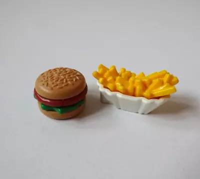 Buy Playmobil 9061 Aquarium Playset Spares Toy Accessories - Burger & Fries Chips • 5.75£