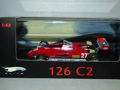 Buy Mattel Hot Wheels Elite Ferrari 126 C2 Villeneuve F 1  1:43 Scale Red Ref: N5580 • 22.50£
