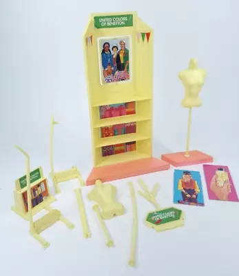 Buy Vintage 1990s Mattel Boutique Benetton Barbie Store • 25.69£