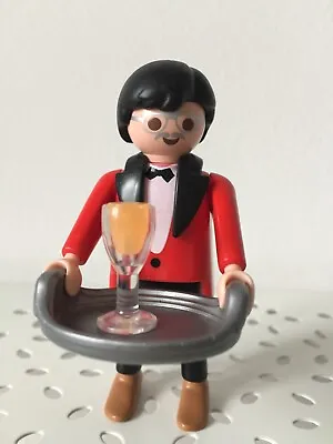 Buy Playmobil Victorian Mansion CUSTOM  Butler Valet Servant Tray Drink • 7£