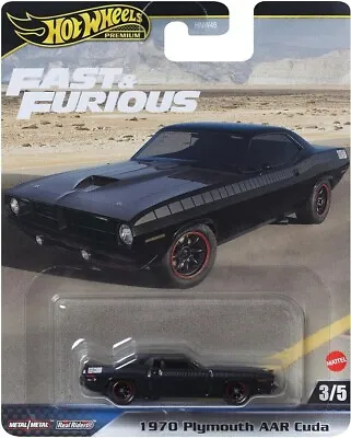 Buy Hot Wheels Fast And Furious 1970 Plymouth AAR Cuda HYP68 Brand New (Was £9.99) • 5£