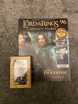 Buy Lord Of The Rings Collector's Models Eaglemoss Issue 96 Boromir & Osgiliath • 14.99£