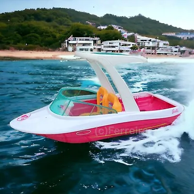 Buy Barbie Magic Of The Dolphin Adventure Boat Ocean View Boat / Mattel Fbd82 • 51.36£