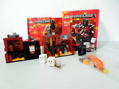Buy LEGO Minecraft: The Nether (21106) Micro World 100% Complete In Original Box • 27.99£