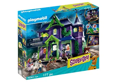 Buy PLAYMOBIL SCOOBY-DOO! Adventure In The Mystery Mansion 70361 Age 5+ 177pc • 73.99£