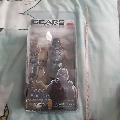Buy New NECA Player Select Gears Of War 3 Cog Soldier + Retro Lance Epic Games • 60£