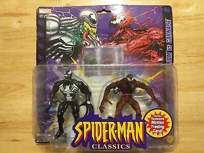 Buy RARE Venom Vs Carnage Figure 2 Pack Spider-Man Classics NEW 2001 Marvel Toybiz • 99.99£