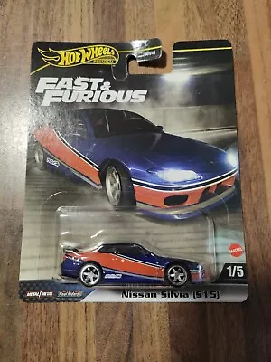 Buy Hot Wheels 2024 Premium Fast And Furious Nissan Silvia S15 • 15.99£