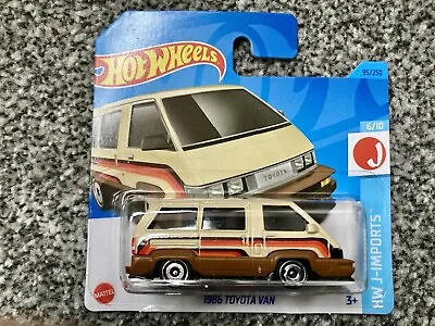 Buy Hot Wheels 1986 Toyota Van. Beige/brown. P Case. HW J-Imports New 2022 Model Van • 3.60£