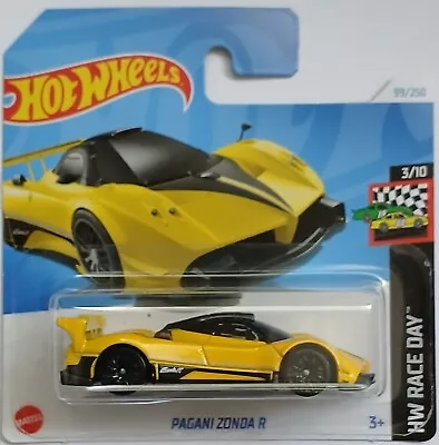 Buy Hot Wheels Pagani Zonda R  New Yellow  HW Race Day - H Case 2024 • 7.99£