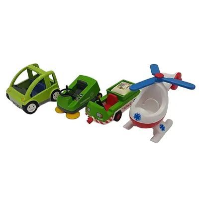 Buy Playmobil Vehicles X 3 & 1 X Helicopter Vintage From 1993 1999 2000 & 2001 • 12.99£