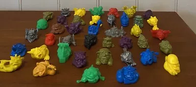 Buy Collection Of 41 Mini Boglins With Rare Glow-in-the Dark, Neon, Silver Etc • 45£