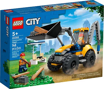 Buy Lego City - 60385 - Construction Digger - Brand New Sealed Box Set BNIB • 16.95£