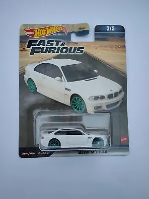 Buy Hot Wheels BMW M3 E46 Fast & Furious 3/5 Premium Real Riders New Release 2023 • 11.99£