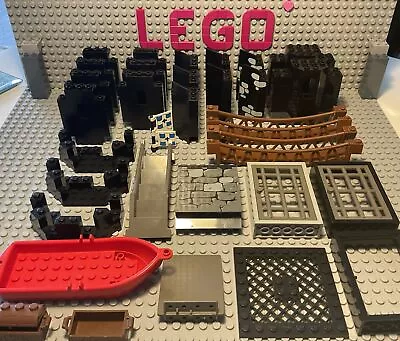 Buy Lego Castle, Rock Island Refuge, 6273, 6086, Wall, Boat, Stairs, Flag, Vintage • 29.99£