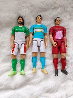 Buy Mattel FC Elite Football Action Figures Messi, Suarez & Pirlo • 40£
