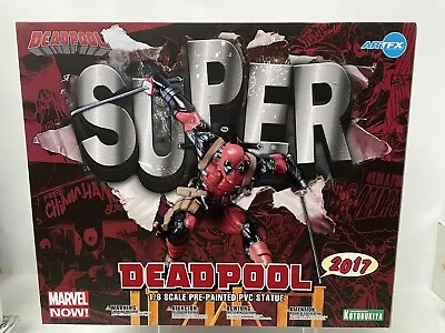 Buy Marvel Now Super Deadpool 1/6 Scale Pvc Statue Artfx Kotobukiya - New Sealed • 124.99£