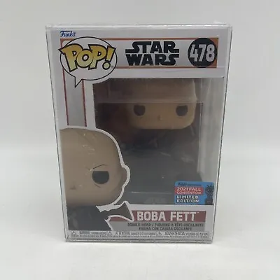 Buy Funko Pop! Star Wars Boba Fett #478 With P/Protector Limited Edition  • 15.99£