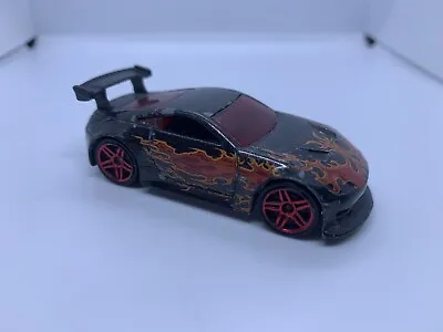 Buy Hot Wheels - Nissan 350Z Black/Red - Diecast - 1:64 Scale - USED • 3£