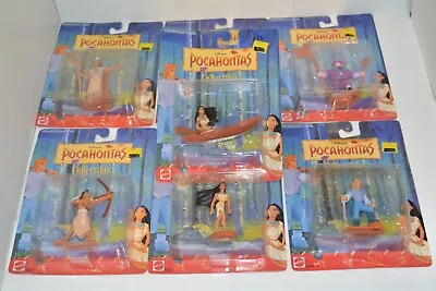 Buy Mattel Disneys Pocahontas Set Of 7 Figures All New Sealed On Cards • 39.99£