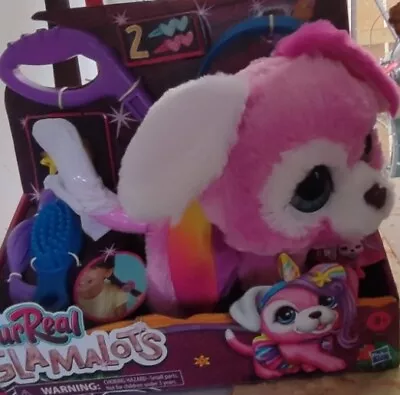 Buy Hasbro FurReal Glamalots Interactive Pet Dog Toy Rainbow Unicorn  • 14.99£