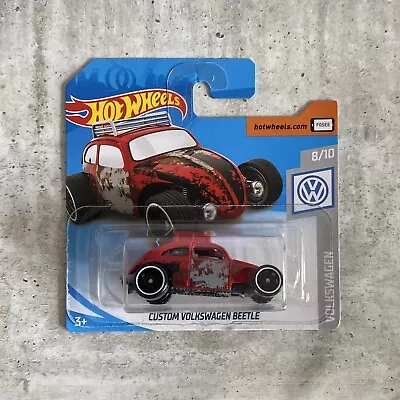 Buy Hot Wheels Volkswagen Beetle Custom, Red Short Card • 4.50£