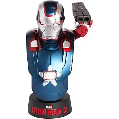 Buy Iron Man 3 Iron Patriot Hot Toys 1:6 Scale Collectible Bust • 39.99£