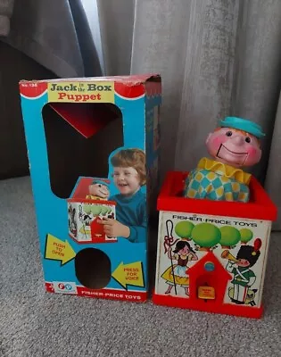 Buy Vintage Fisher Price Jack In The Box 1970s Toy 1970 Pop Up Toy • 34.99£