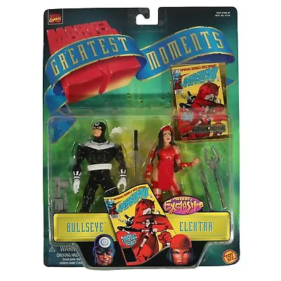 Buy Marvel Greatest Moments ToyBiz - Bullsey Vs. Elektra - MOC • 45.30£