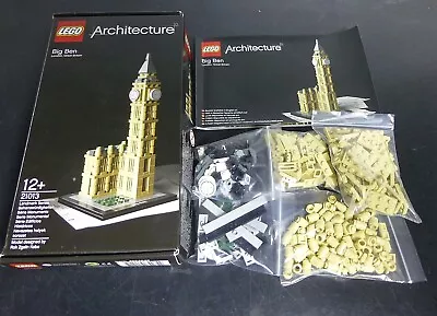 Buy Lego Architecture: 21013 Big Ben COMPLETE WITH BOX/INSTRUCTIONS • 9.99£