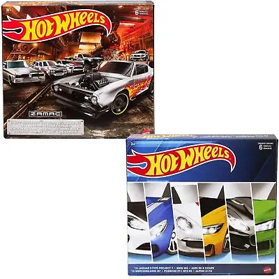 Buy Hot Wheels Pack Of 6 Themed Die-Cast Metal Cars For Collectors Display Box • 19.99£
