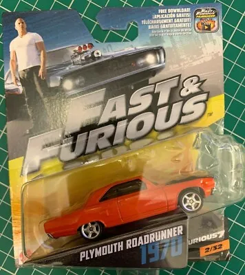 Buy Plymouth Roadrunner 1970 Fast And Furious Die Cast Model No 2 New Unopened • 19.99£