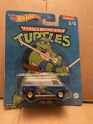 Buy HOT WHEELS DIECAST - Teenage Mutant Ninja Turtles -‘70s Van - Damaged Box • 0.99£