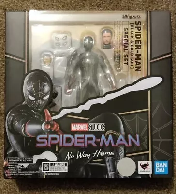 Buy *SPECIAL SET* S.H. Figuarts Spider-Man: No Way Home Black & Gold Suit • 60£
