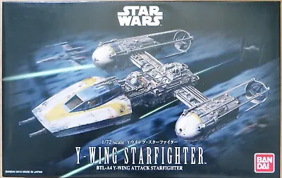 Buy Bandai Y-Wing Starfighter Rebel Alliance 1/72 Scale Model Kit Star Wars ANH • 42£